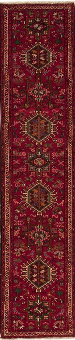 Karajeh Red Runner Hand Knotted 24 X 96  Area Rug 251-12724 Image 0