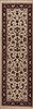 Tabriz White Runner Hand Knotted 26 X 80  Area Rug 251-12745 Thumb 0