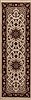 Tabriz White Runner Hand Knotted 26 X 80  Area Rug 251-12758 Thumb 0