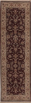 Tabriz Red Runner Hand Knotted 2'6" X 8'0"  Area Rug 251-12760