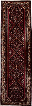 Persian Hamedan Blue Runner 10 to 12 ft Wool Carpet 12776