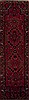 Hamedan Red Runner Hand Knotted 35 X 126  Area Rug 251-12779 Thumb 0