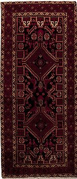 Persian Baluch Blue Rectangle 5x8 ft Wool Carpet 12788