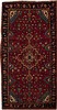 Hamedan Red Runner Hand Knotted 52 X 99  Area Rug 251-12792 Thumb 0