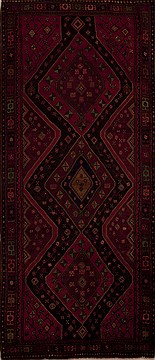 Persian Hamedan Red Runner 10 to 12 ft Wool Carpet 12793