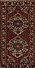 Hamedan Red Runner Hand Knotted 50 X 100  Area Rug 251-12797 Thumb 0