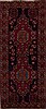 Hamedan Red Runner Hand Knotted 46 X 105  Area Rug 251-12801 Thumb 0