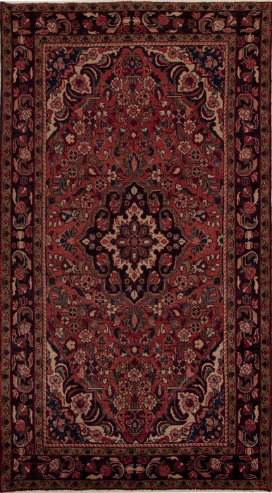Mussel Red Hand Knotted 52 X 95  Area Rug 251-12802 Image 0