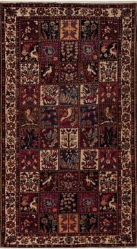 Persian Bakhtiar Multicolor Runner 10 to 12 ft Wool Carpet 12814