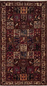 Persian Bakhtiar Multicolor Runner 10 to 12 ft Wool Carpet 12814
