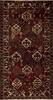 Hamedan Multicolor Runner Hand Knotted 50 X 99  Area Rug 251-12815 Thumb 0