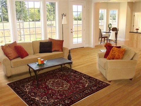 Mussel Red Hand Knotted 50 X 83 Area Rug 251-12818 Image 4