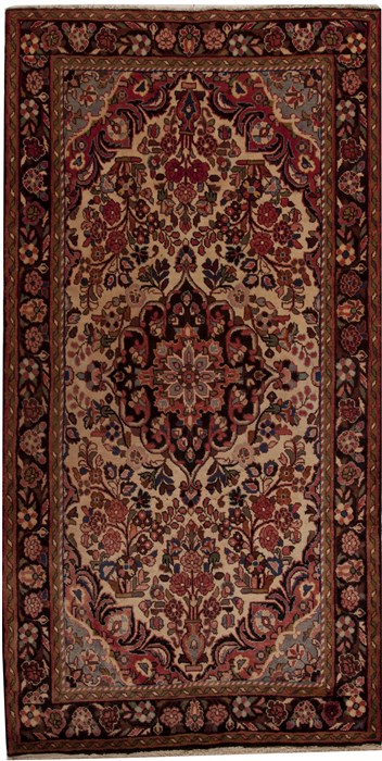 Mussel Multicolor Runner Hand Knotted 411 X 99  Area Rug 251-12820 Image 0