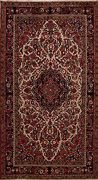 Persian Borchelu Multicolor Runner 10 to 12 ft Wool Carpet 12823