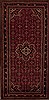 Hamedan Red Runner Hand Knotted 53 X 109  Area Rug 251-12827 Thumb 0