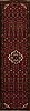 Hossein Abad Red Runner Hand Knotted 25 X 94  Area Rug 251-12842 Thumb 0