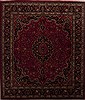 Khorasan Red Square Hand Knotted 96 X 112  Area Rug 251-12862 Thumb 0