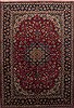 Isfahan Red Hand Knotted 911 X 143  Area Rug 251-12863 Thumb 0