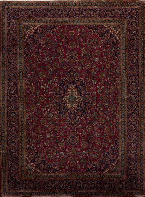 Khorasan Red Hand Knotted 96 X 130  Area Rug 251-12869 Image 0
