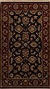 Agra Black Hand Knotted 30 X 52  Area Rug 251-12876 Thumb 0