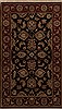 Agra Black Hand Knotted 30 X 52 Area Rug 251-12876 Thumb 0