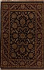 Agra Black Hand Knotted 41 X 61 Area Rug 251-12879 Thumb 0