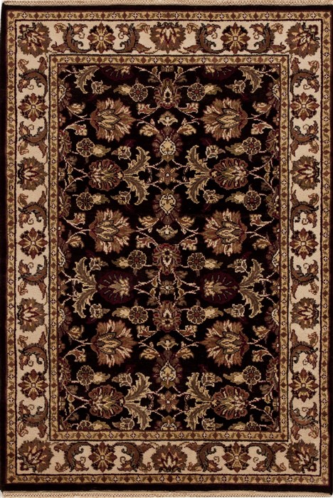 Agra Black Hand Knotted 311 X 510 Area Rug 251-12887 Image 0