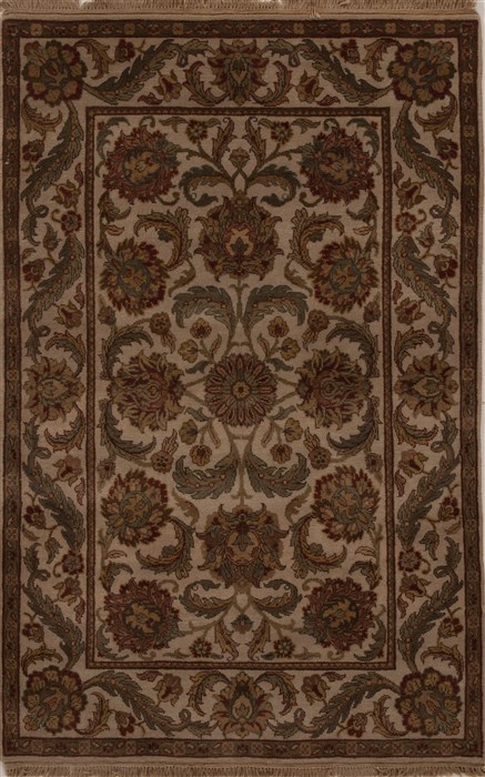 Agra Beige Hand Knotted 40 X 62 Area Rug 251-12892 Image 0