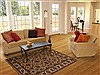Agra Beige Hand Knotted 41 X 61  Area Rug 251-12903 Thumb 5