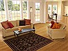 Agra Green Hand Knotted 41 X 63 Area Rug 251-12904 Thumb 5