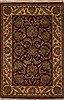 Agra Red Hand Knotted 41 X 60 Area Rug 251-12908 Thumb 0