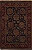 Agra Black Hand Knotted 41 X 62  Area Rug 251-12912 Thumb 0