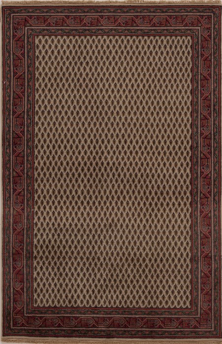 Hamedan Beige Hand Knotted 310 X 510 Area Rug 251-12915 Image 0