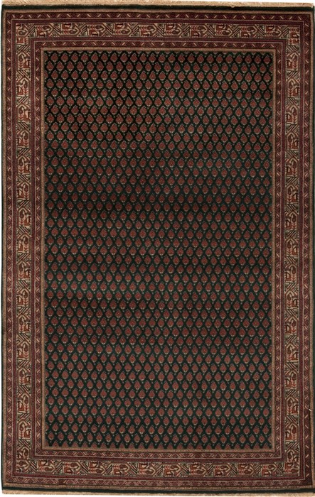 Hamedan Green Hand Knotted 310 X 61 Area Rug 251-12919 Image 0
