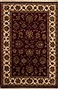 Agra Red Hand Knotted 41 X 60  Area Rug 251-12921 Thumb 0