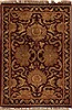Agra Red Hand Knotted 41 X 62  Area Rug 251-12923 Thumb 0