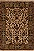 Agra Beige Hand Knotted 42 X 511  Area Rug 251-12926 Thumb 0