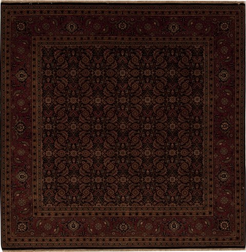 Herati Multicolor Square Hand Knotted 511 X 511  Area Rug 251-12927 Image 0