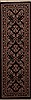 Sarouk Black Runner Hand Knotted 27 X 710  Area Rug 251-12953 Thumb 0