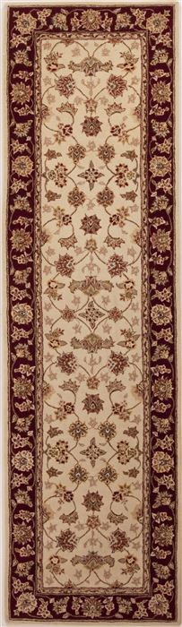 Sino-Persian Beige Runner Hand Tufted 23 X 80  Area Rug 251-12963 Image 0