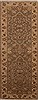Chobi Brown Runner Hand Knotted 28 X 70  Area Rug 251-12968 Thumb 0