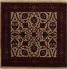 Semnan Beige Square Hand Knotted 40 X 41  Area Rug 251-12999 Thumb 0