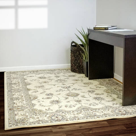 Dynamic ANCIENT GARDEN Beige 311 X 57 Area Rug AN46571596464 801-120001 Image 3