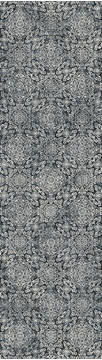 Dynamic ANCIENT GARDEN Blue Runner 2'2" X 11'0" Area Rug AN212571623696 801-120006