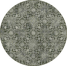 Dynamic ANCIENT GARDEN Blue Round 5'3" X 5'3" Area Rug ANR5571623696 801-120011