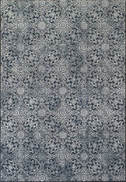 Dynamic ANCIENT GARDEN Blue Rectangle 8x11 ft  Carpet 120017