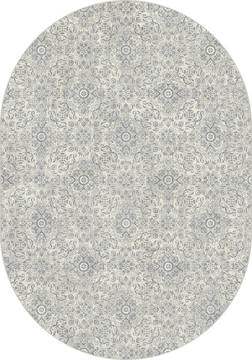 Dynamic ANCIENT GARDEN Grey Oval 2'7" X 4'7" Area Rug ANOV35571629646 801-120034