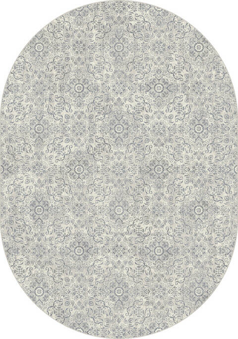 Dynamic ANCIENT GARDEN Grey Oval 67 X 96 Area Rug ANOV71057162964 801-120041 Image 0
