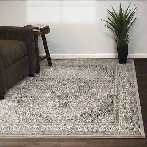 Dynamic ANCIENT GARDEN Grey 20 X 311 Area Rug AN24572049666 801-120055 Image 1
