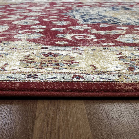 Dynamic ANCIENT GARDEN Red Runner 22 X 77 Area Rug AN28575591464 801-120069 Image 3